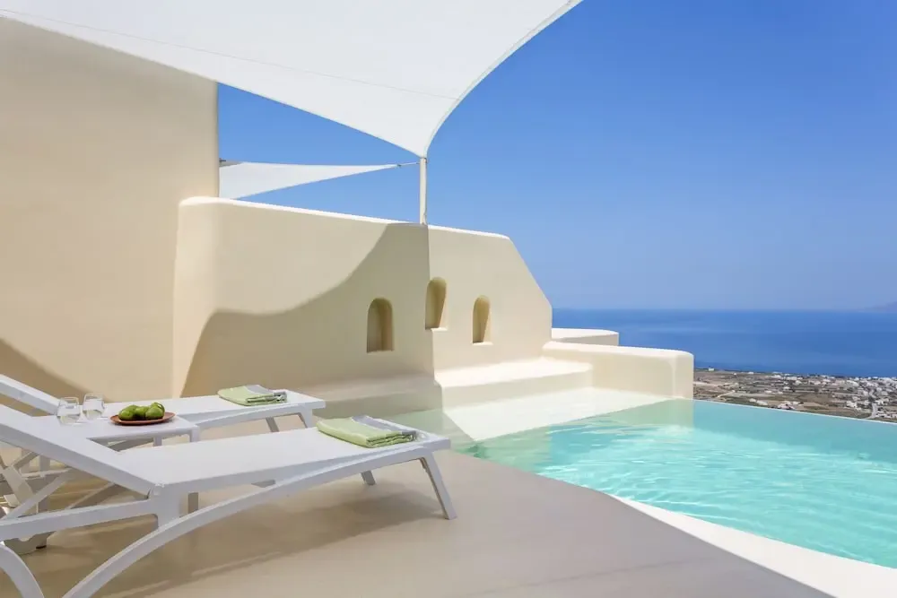 Santorin Hotel 5* avec jacuzzi privatif ou piscine privée